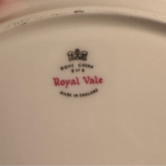 Royal Vale English Bone China Tea Cake/ Cookie Dish - Picture 4 of 4